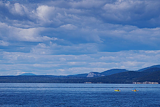 漂流,湖,不列颠哥伦比亚省,加拿大