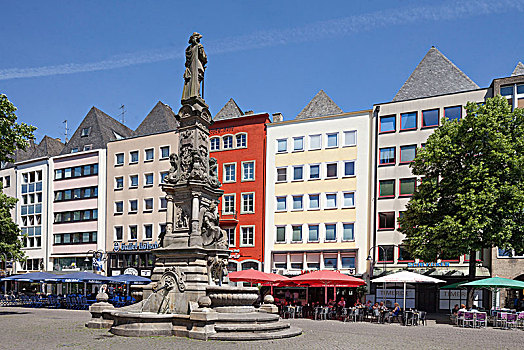 房子,市场,纪念建筑,老城,科隆,北莱茵威斯特伐利亚,德国,欧洲