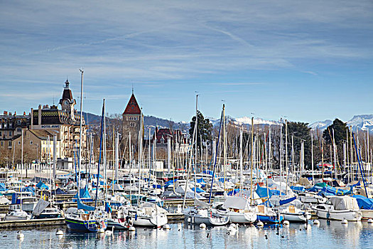 港口,洛桑,沃州,瑞士
