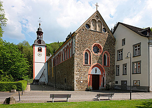 长椅,脸,教堂,乡村,德国