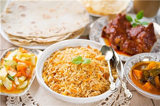 印度,食物,米饭