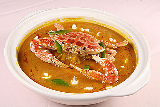 泰皇咖喱蟹,颜色加黄