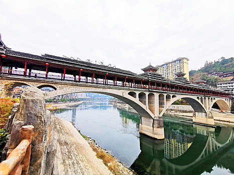 贵州锦屏风雨桥
