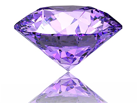 紫色,钻石