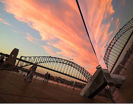 悉尼海港大桥,反射,建筑