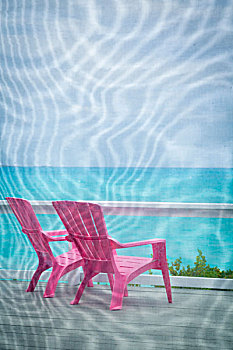 巴哈马,小,岛屿,折叠躺椅,风景,纱门,画廊