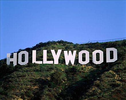 好莱坞,标识,洛杉矶,加利福尼亚,美国