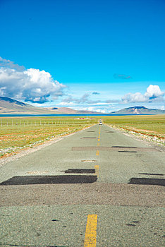 中国西藏的道路