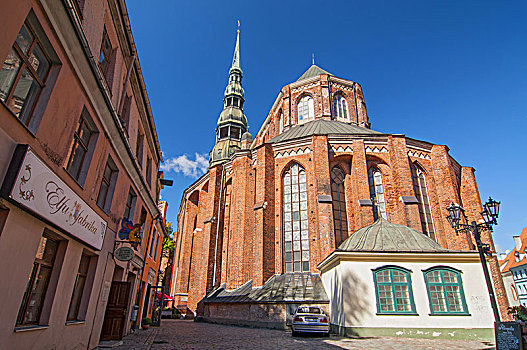 路德教会,里加,首都,拉脱维亚,圣徒,教区教堂,福音派
