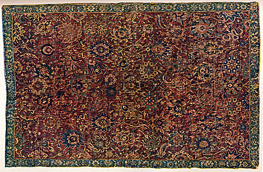 南方,伊斯法罕,地毯,16世纪,艺术家,未知