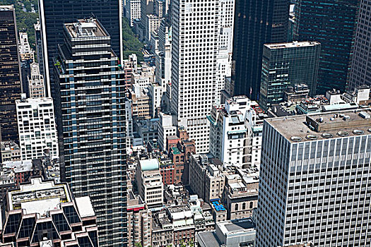 多样,建筑,摩天大楼,曼哈顿,全画幅
