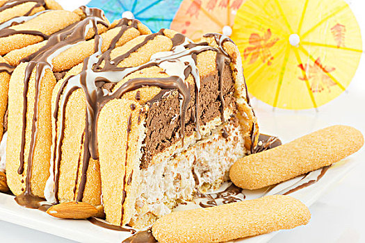 冰淇淋蛋糕,巧克力