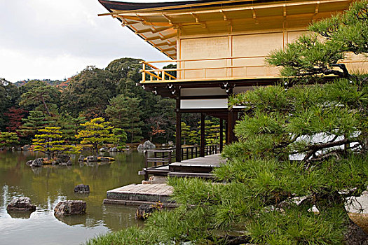 庙宇,金阁寺,京都,日本