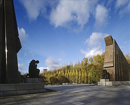 苏联,战争纪念碑,公园,柏林,德国