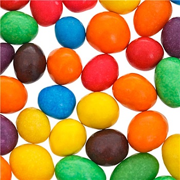 彩色,巧克力糖,糖衣丸