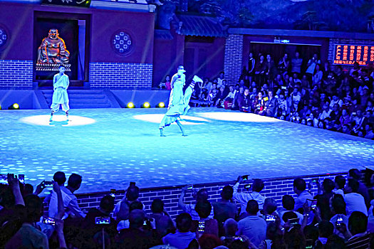 河南嵩山少林寺武术表演