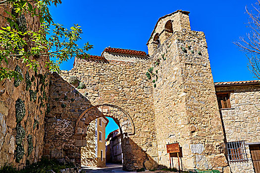 昆卡,砖石建筑,门,西班牙