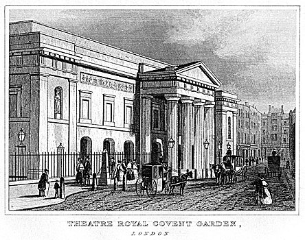 剧院,皇家,考文特花园,威斯敏斯特,伦敦,19世纪