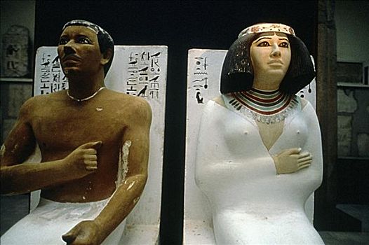 妻子,雕塑,博物馆,古式物品,开罗,埃及