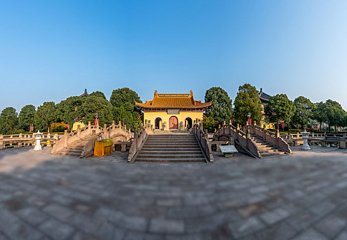 溱湖湿地风景区,古寿圣寺,药师佛塔