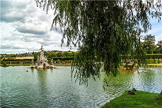 风景,看,城堡,拜恩州