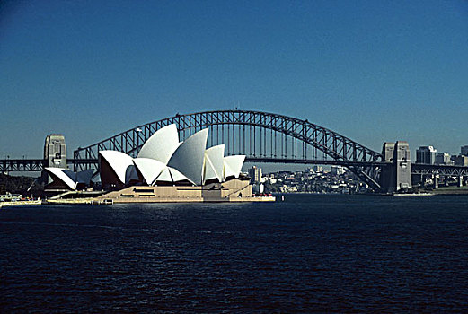 澳大利亚,悉尼,剧院,海港大桥,皇家植物园