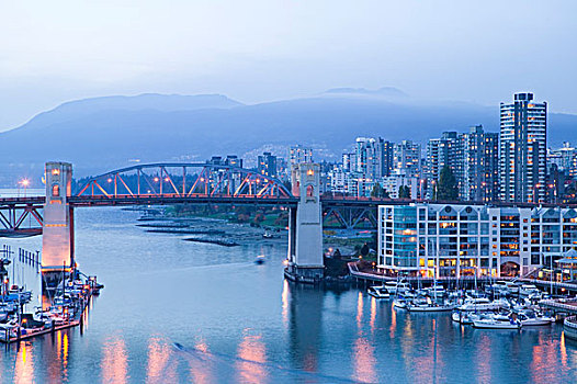 温哥华,不列颠哥伦比亚省,加拿大,桥