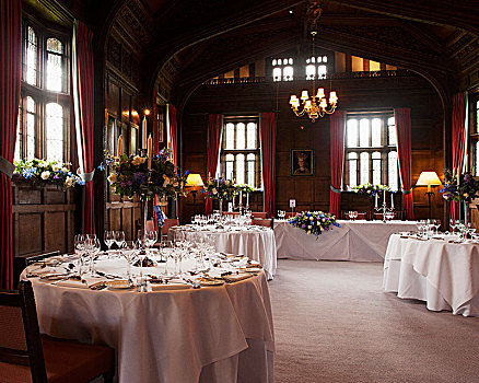 桌子,喜庆,婚礼,室内,城堡,肯特郡,英格兰