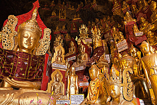 佛教,洞穴,宾德雅,缅甸