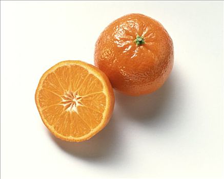 一半,柑橘