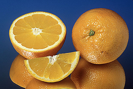 橘子,切片水果
