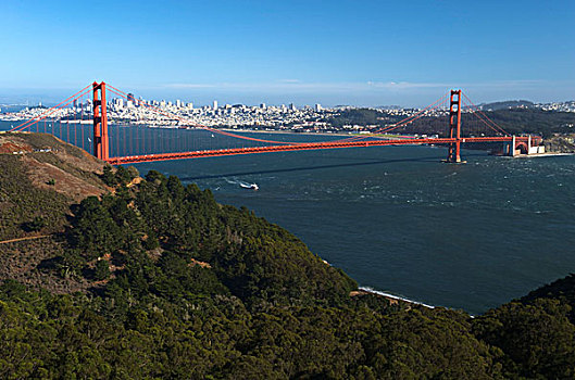 金门大桥,湾,旧金山,加利福尼亚,美国