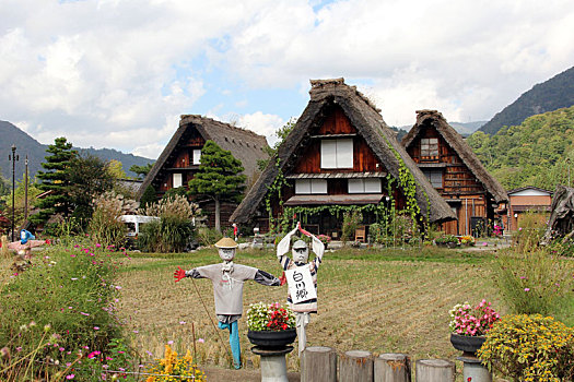 白川乡,合掌