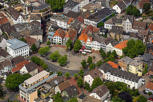 市场,风景,中心,鲁尔区,北莱茵威斯特伐利亚,德国