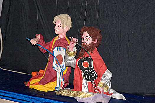 木偶,展示,孟加拉