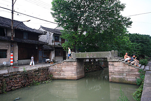 老房子,古建筑,水乡,阳光,蓝天