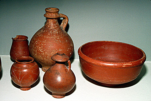 罗马,罐,缰绳,土壤,法国,4世纪,艺术家,未知