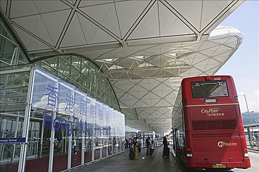 长途巴士,香港国际机场,香港