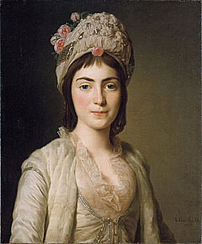 头像,公主,摩尔达维亚,1777年,艺术家