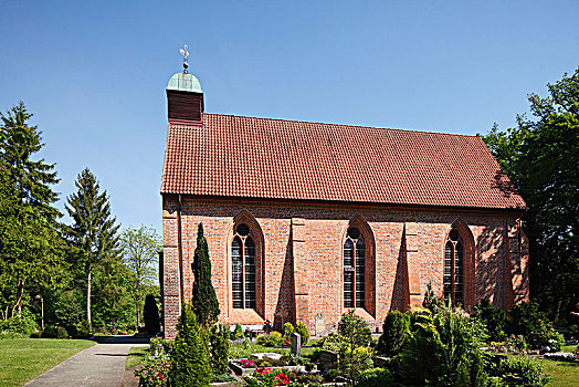 教堂,大门,小教堂,寺院,下萨克森,德国,欧洲