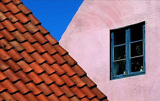 屋顶,墙壁,窗户,丹麦