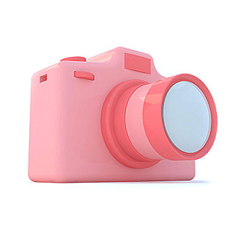 粉色,数码相机,玩具,白色