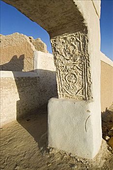 拱廊,拱形,历史,中心,加达梅斯,世界遗产,利比亚