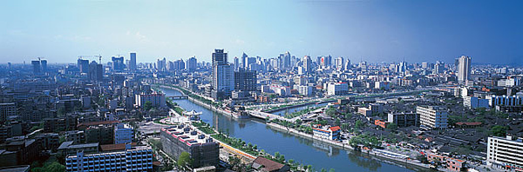 中国四川成城市风景