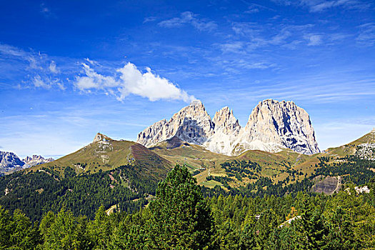 山,白云岩,南蒂罗尔,意大利