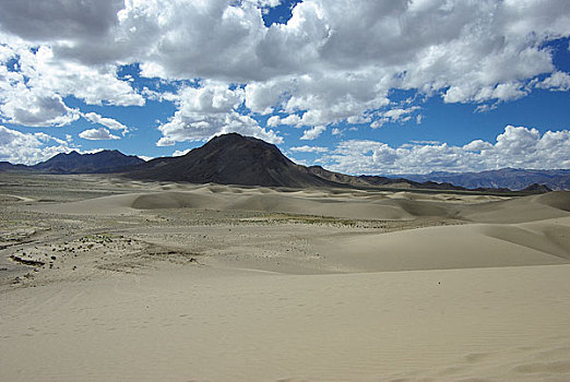 西藏沙漠风光