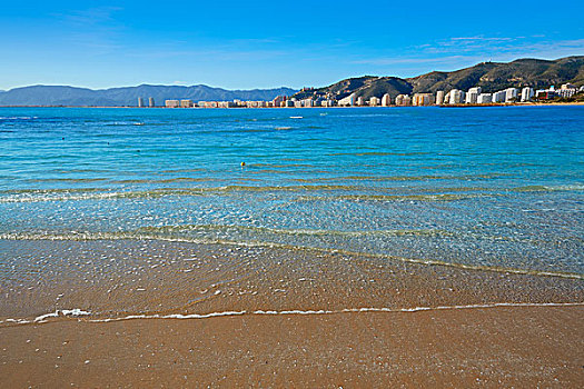 干盐湖,海滩,地中海,瓦伦西亚,西班牙