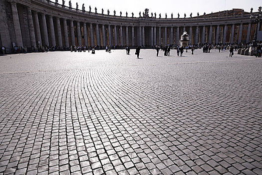 圣彼得广场,梵蒂冈,罗马,意大利