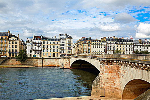 上方,塞纳河,巴黎,法国