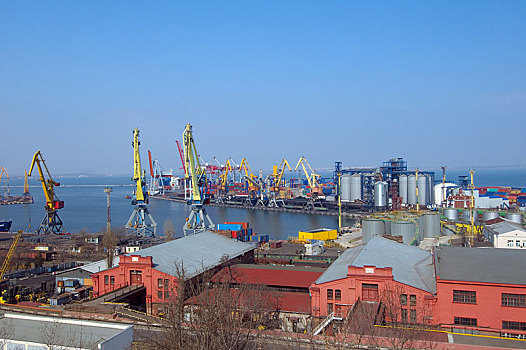 港口,敖德萨,乌克兰,欧洲